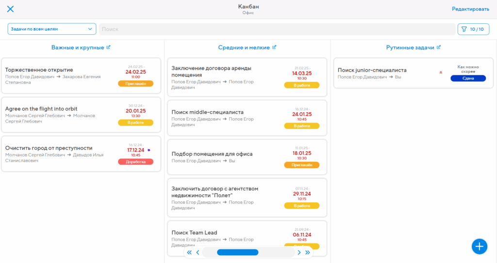 Канбан доска