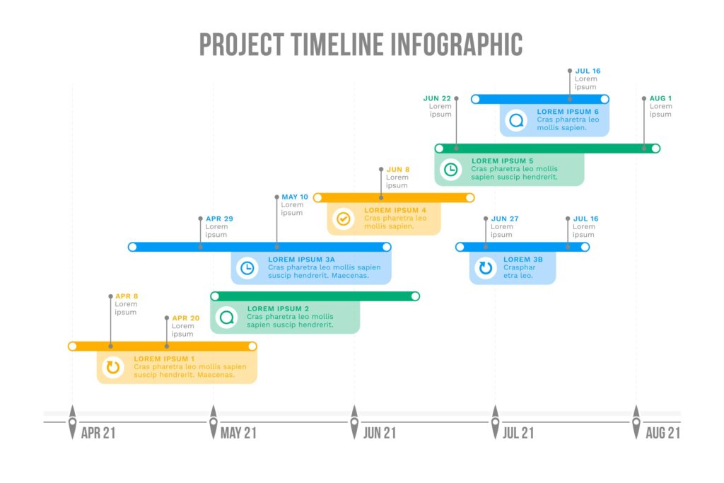 Шаблон с таймлайном